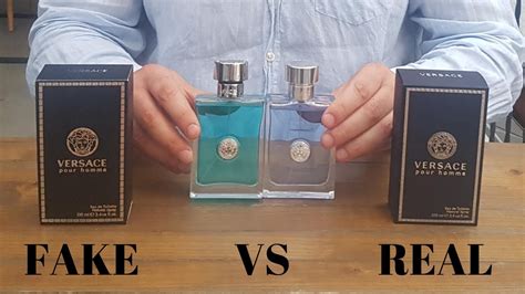 versace pour homme fake vs real|are Versace perfumes real.